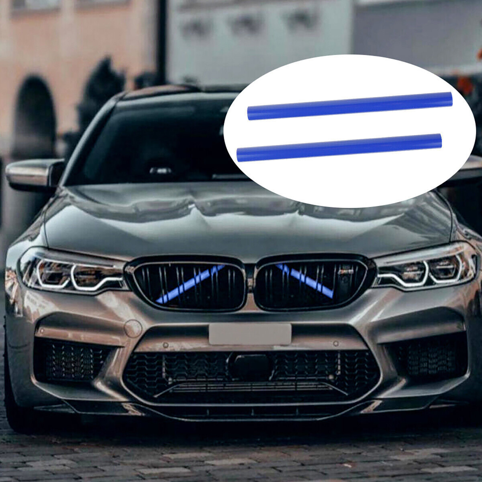 Rejilla delantera de riñón para BMW, de 2 piezas accesorio de plástico, embellecedor de inserción, modelos serie 1/2/3/4/5/6/7, F20, F22, F30 y F32