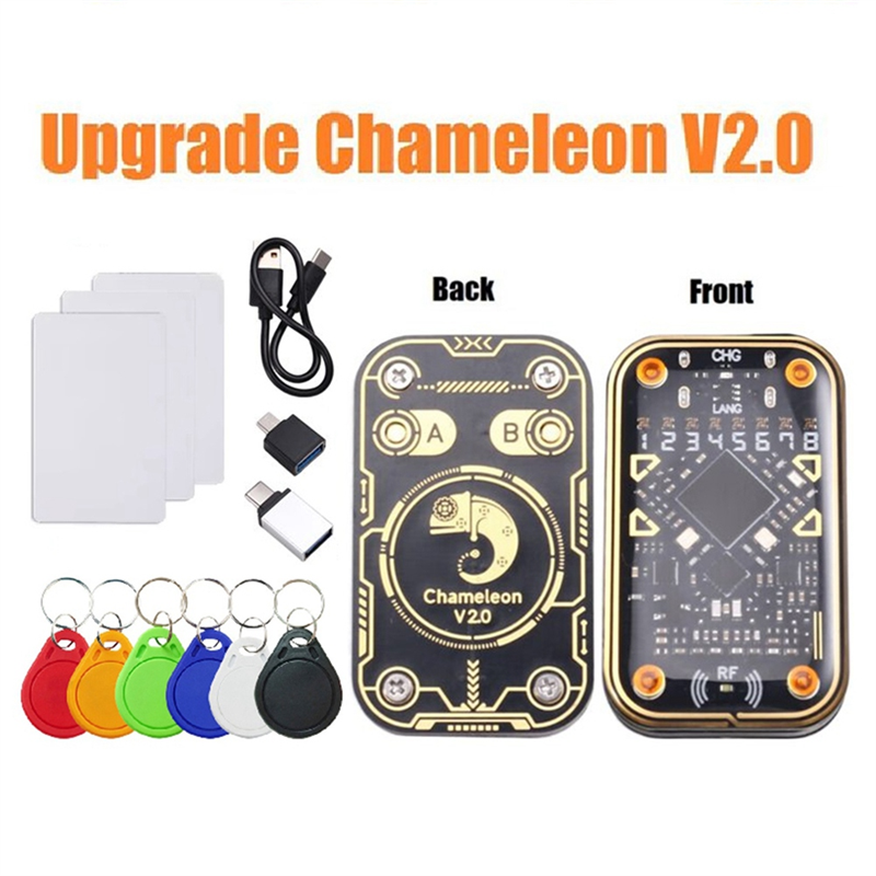Nachrichten Chameleon Ultra V2.0 RFID Smart Chip Reader NFC Duplicator + 3XCUID 6XUID Schlüsselbund 125Khz 13,56Mhz Karte Dekodieren RFID Reader