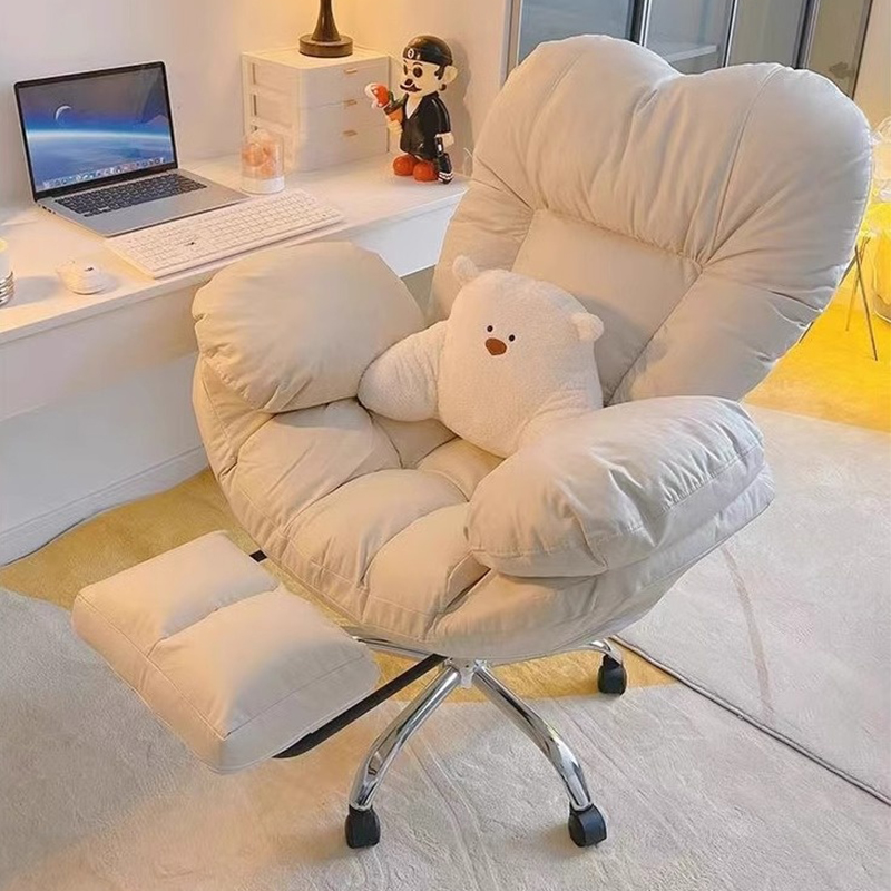 Игровой диван-стул Lazy silla, офисное кресло для дома, кабинета, спальни, регулируемая широкая Подушка с подставкой для ног
