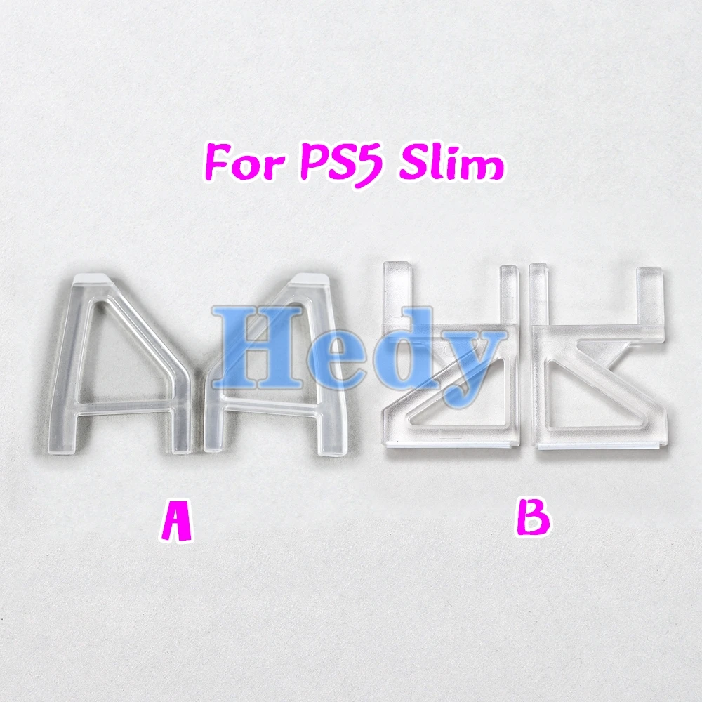 1set For PS5 Slim Digital Optical Drive Console Acrylic Stand Triangle Square Styles Horizontal Desktop Placement R Bracket