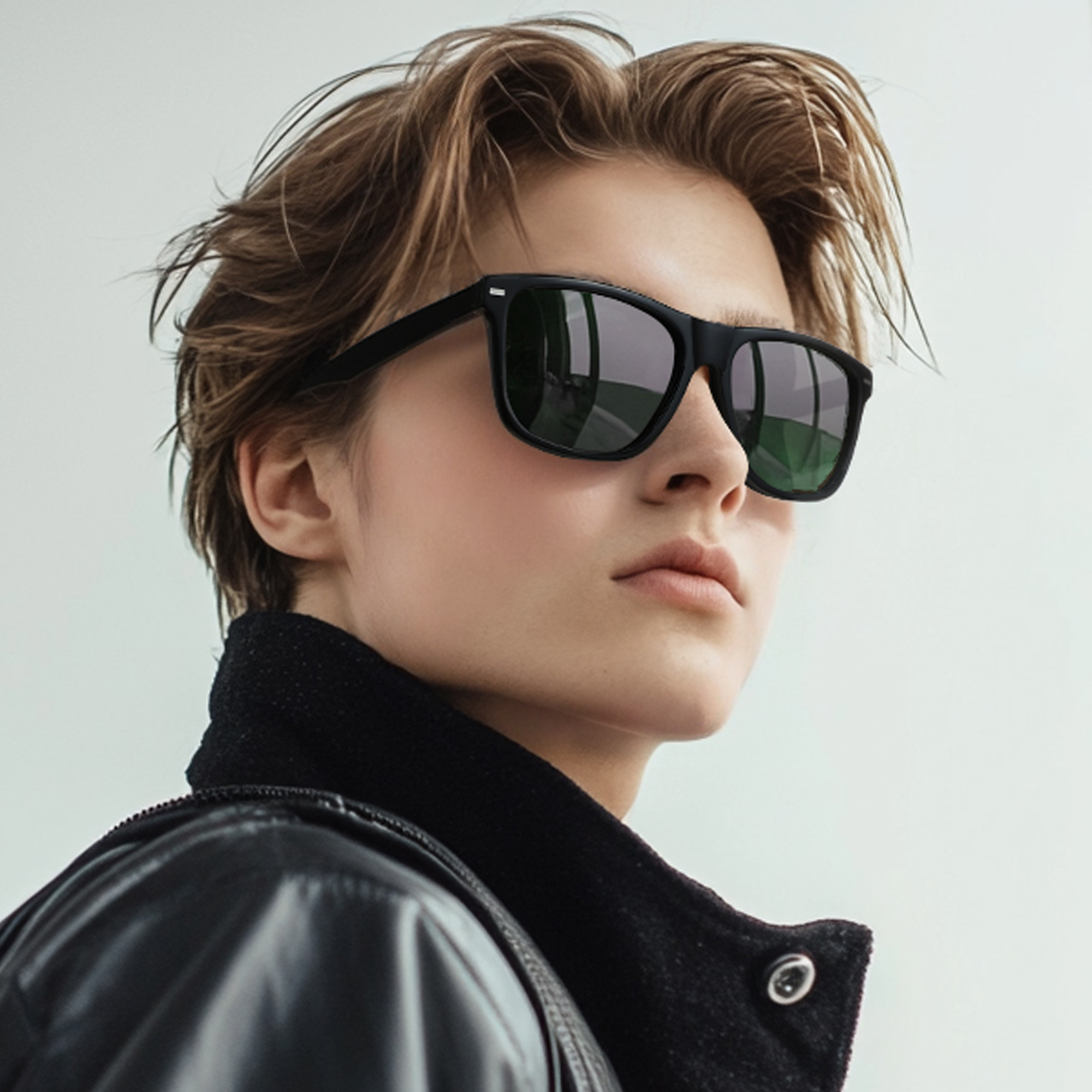ZENOTTIC Neu eingetroffene quadratische polarisierte Sonnenbrille, UV400-Schutz, Acetat-Sonnenbrille, klassisches Design, Schatten für Damen und Herren