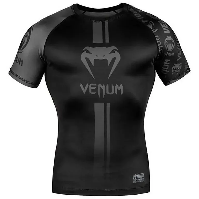 Sports Compression Short-Sleeve T-Shirt for Fitness Training Running Basketball Breathable Quick-Dry Elastic Top