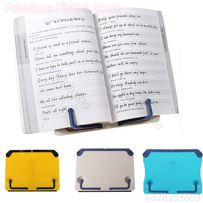 Support de lecture Portable pour livres, étagère à recettes, support pliable pour livre de cuisine, organisateur serre-livres pour partition musicale, tablette de recettes