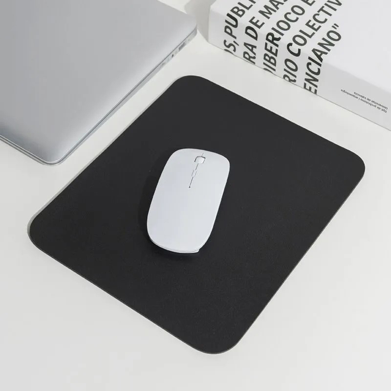 Kleine zwarte rubberen muismat voor gaming, esports, kantoor en thuisgebruik Universele antislip 5-kleuren muismat voor computerlaptops