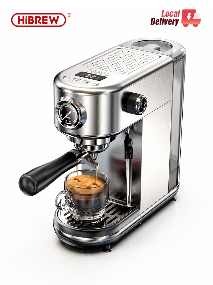 HiBREW-cafetera Espresso semiautomática de 20bar, temperatura ajustable, cafetera superfina fría/caliente, capuchino H10B