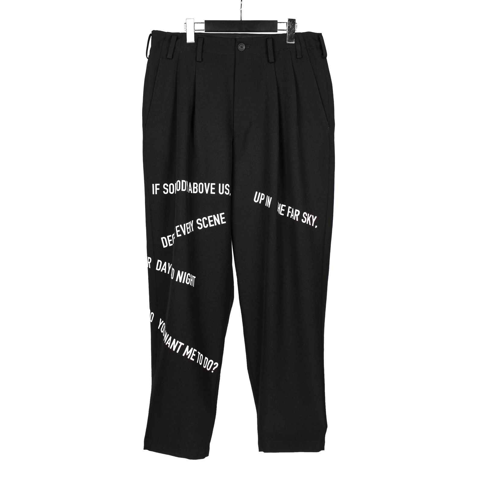 TOP-YAMAMOTO pantaloni da uomo con slogan stile scuro e di nicchia dal design originale, un marchio da uomo alla moda con un design ampio e un fresco e di st