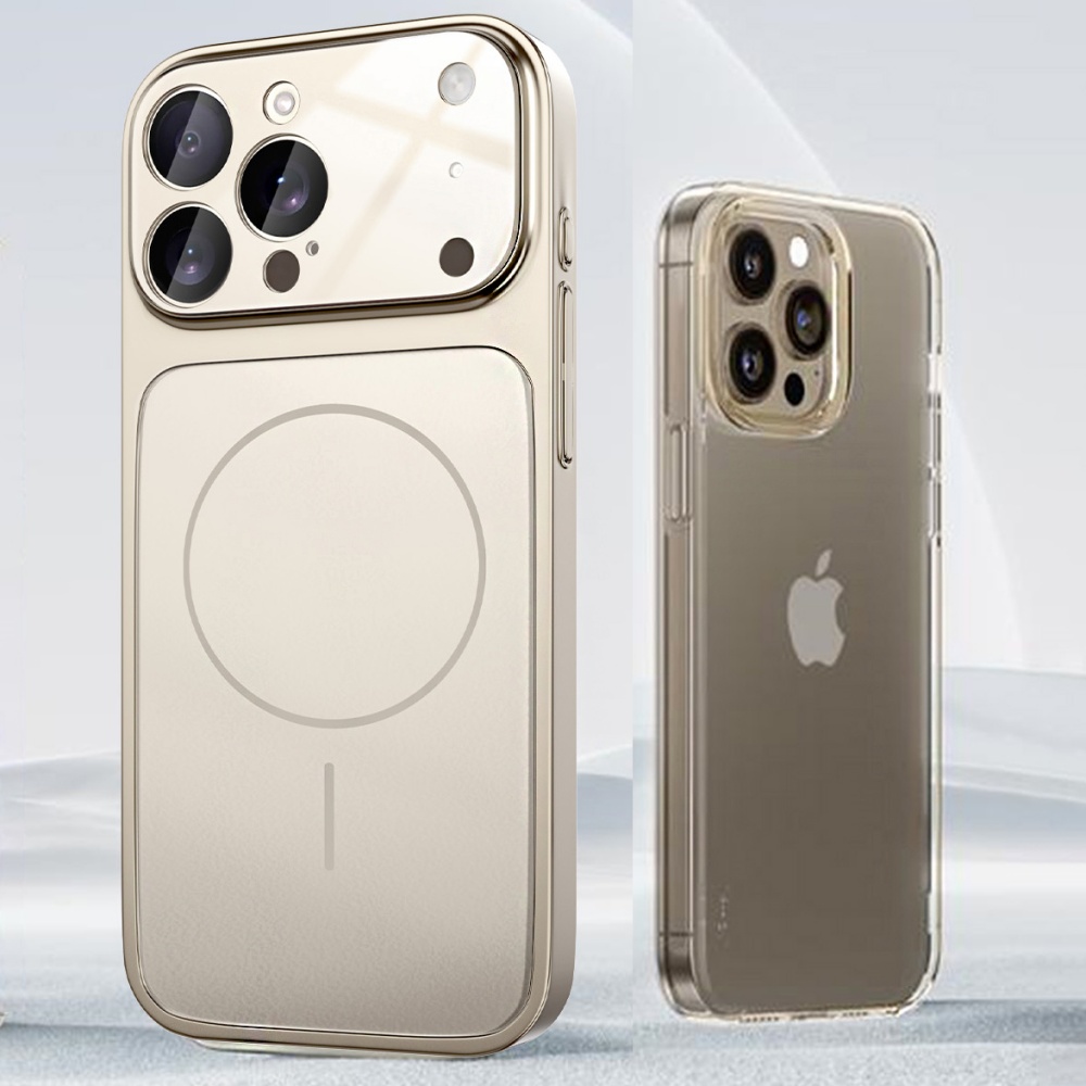 Coque blindée originale en verre Nano, étui magnétique pour iPhone 17 Air 16 15 14 13 Pro Max 17Pro, chargement sans fil Magsafe, Coque mate