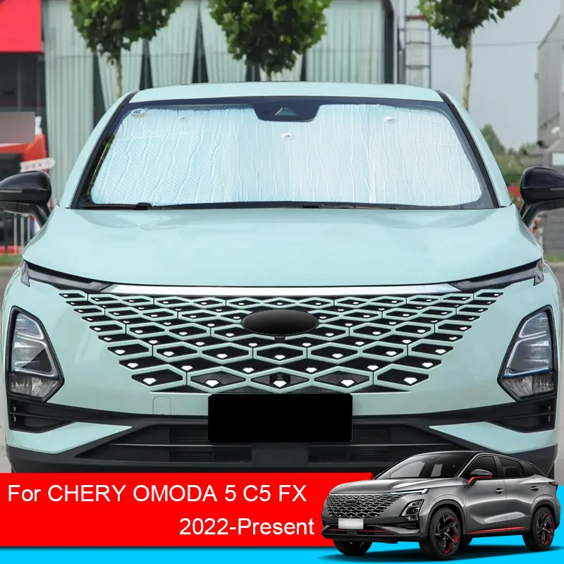 Voor Chery Omoda 5 C5 FX 2022-2025 Auto Zonneschermen Uv-bescherming Zijruiten Gordijn Zonnescherm Vizier Voorruit accessoires
