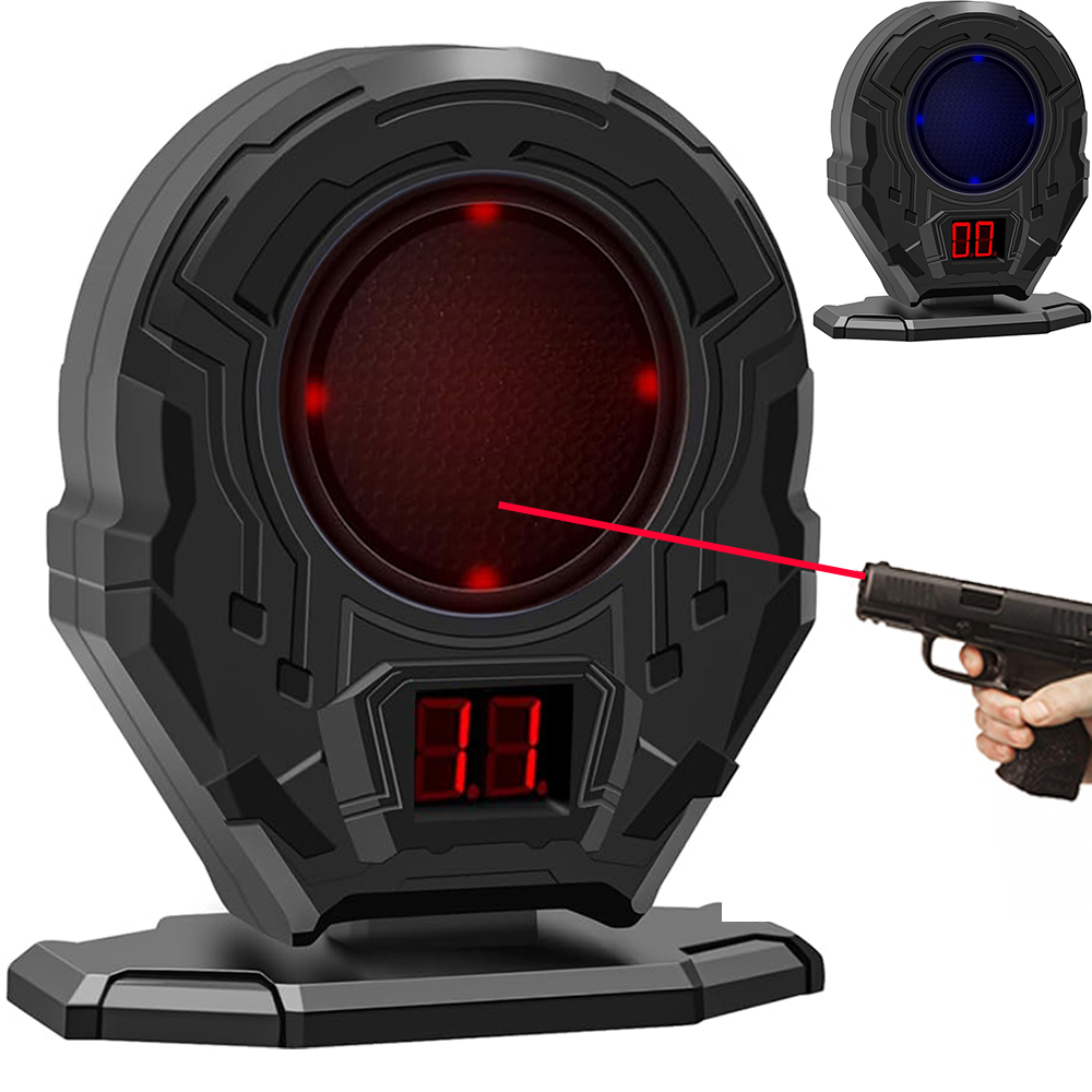 Color Sensitive Infrared Induction Electronic Laser Target Shooting Toy with Sound Effects for Dry Fire Laser Training Practice