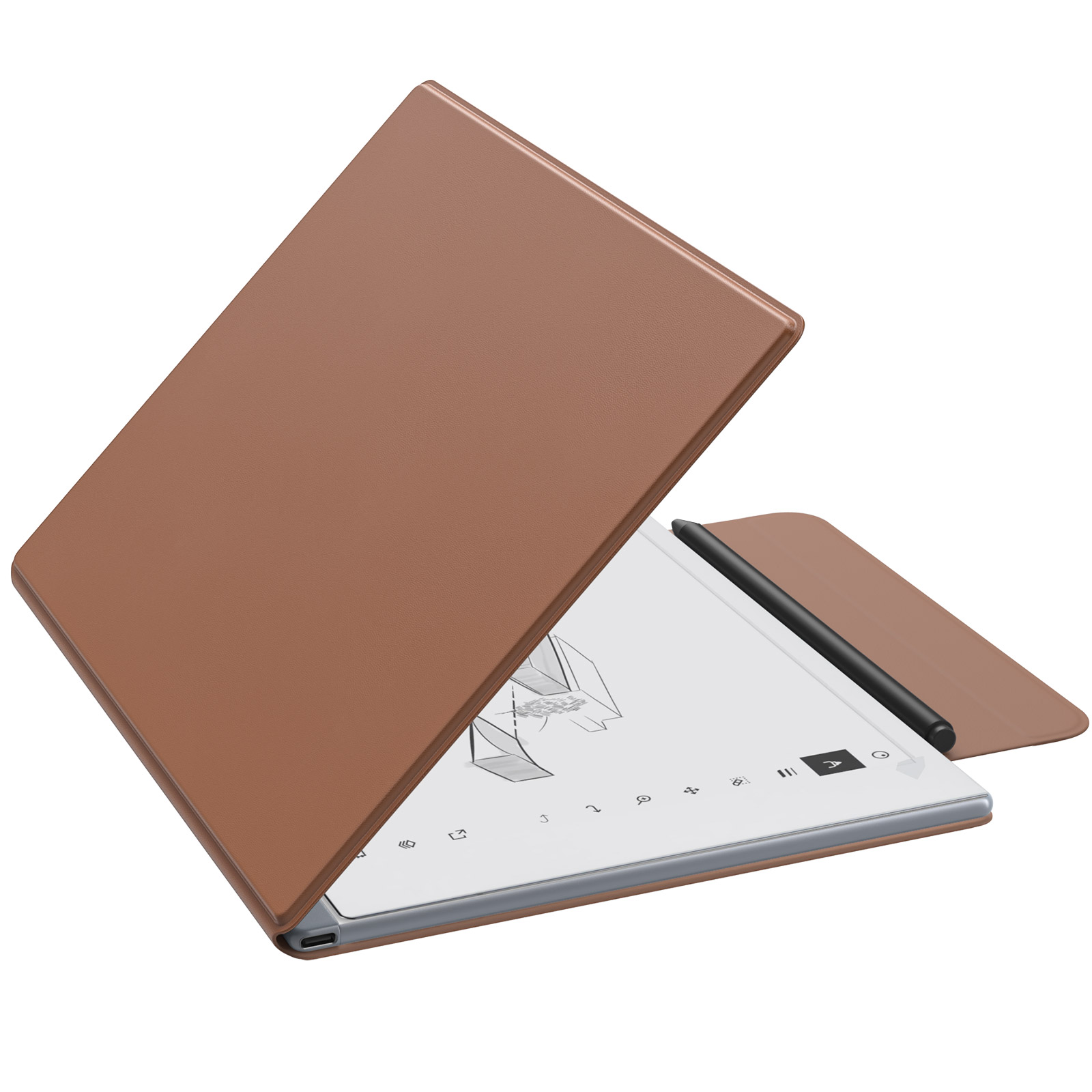 Casing magnetik ultra-tipis ringan untuk Tablet pintar lepas 10.3 2 2020 "yang luar biasa dengan gesper pelindung pena lebar
