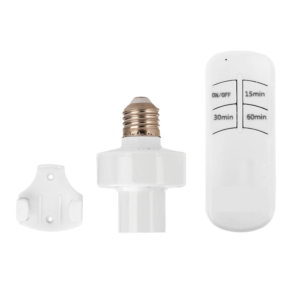 Mini douille d'ampoule intelligente, télécommande sans fil, bases de lampe, interrupteur de minuterie intelligent, suspension, plafond, lustre, support de lumières