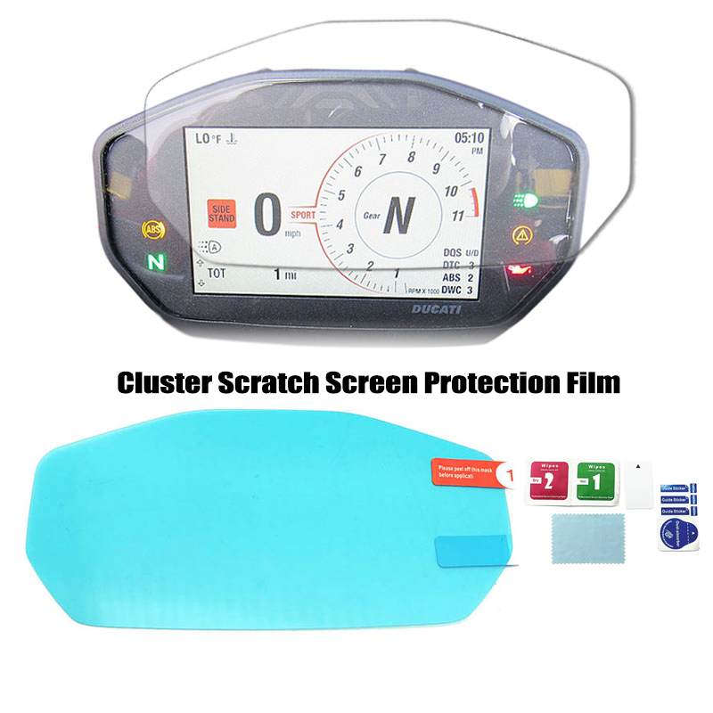 Film de Protection d'écran anti-rayures pour moto, pour Ducati Hypermotard 950 Streetfighter Panigale V2 Supersport 950 / S 2021