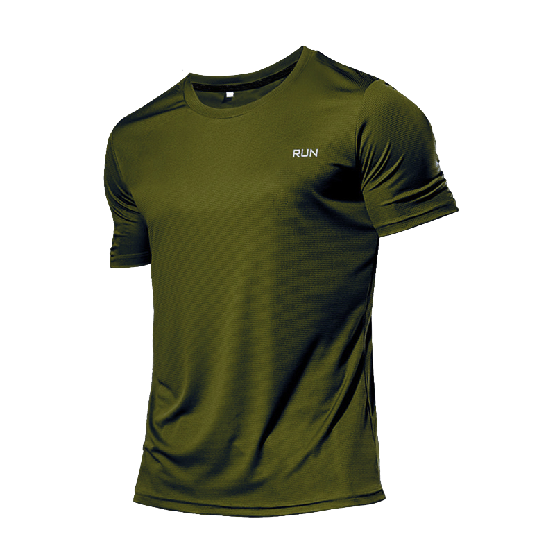 Camiseta deportiva Multicolor de manga corta para hombre, ropa de gimnasio de alta calidad, camiseta de Fitness, camiseta de entrenamiento para correr, ropa deportiva