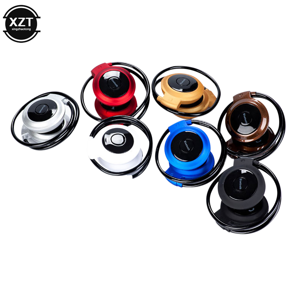 Mini Bezprzewodowe Słuchawki Bluetooth Stereo Słuchawki Sportowe Odtwarzacz Muzyki Słuchawki z Kartą TF i Mikrofonem Wodoodporne