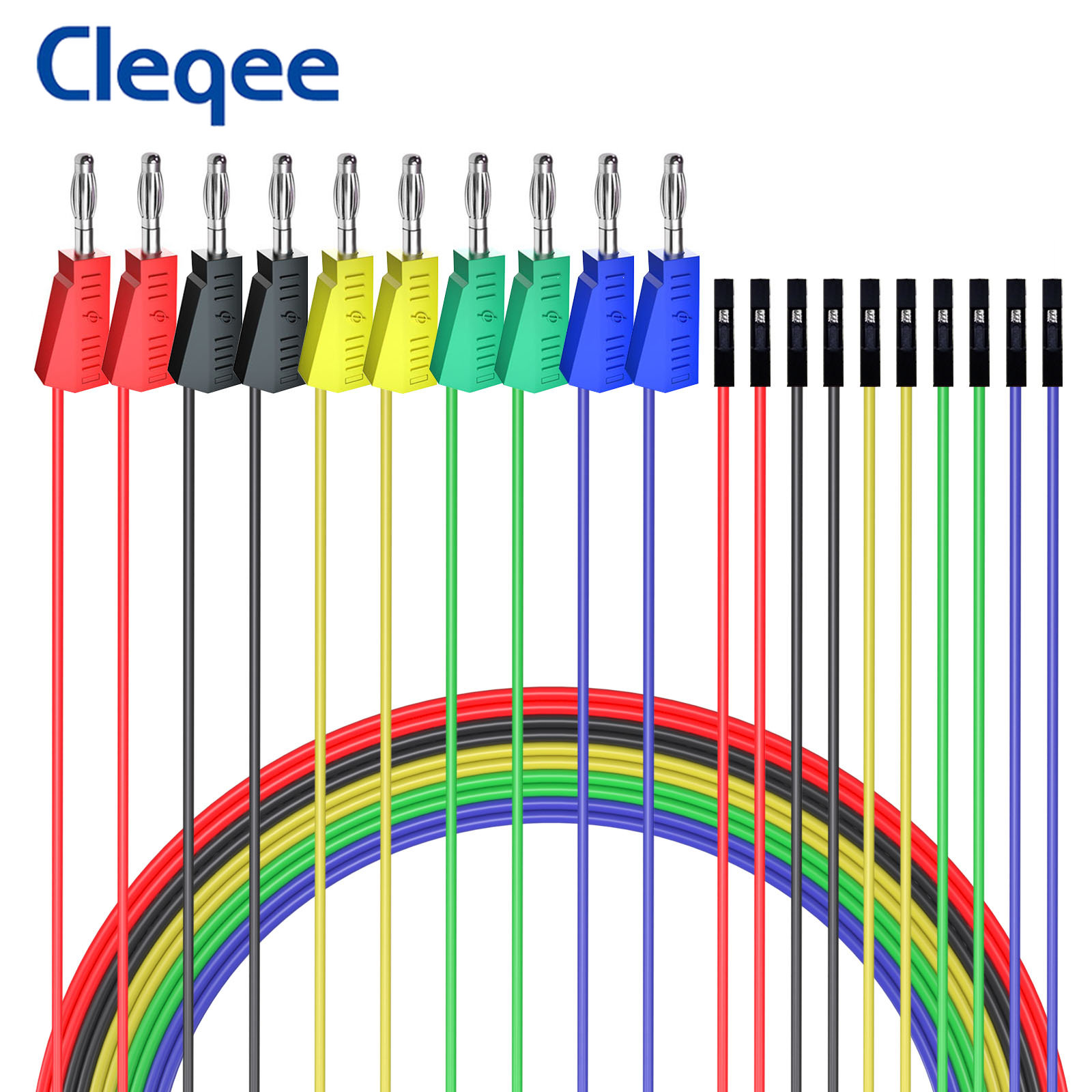 Aleqee-Fil de cavalier de tête femelle Dupont P1530, 4mm, gels empilables, fiche pour platine de prototypage, kit de bricolage, 10 pièces