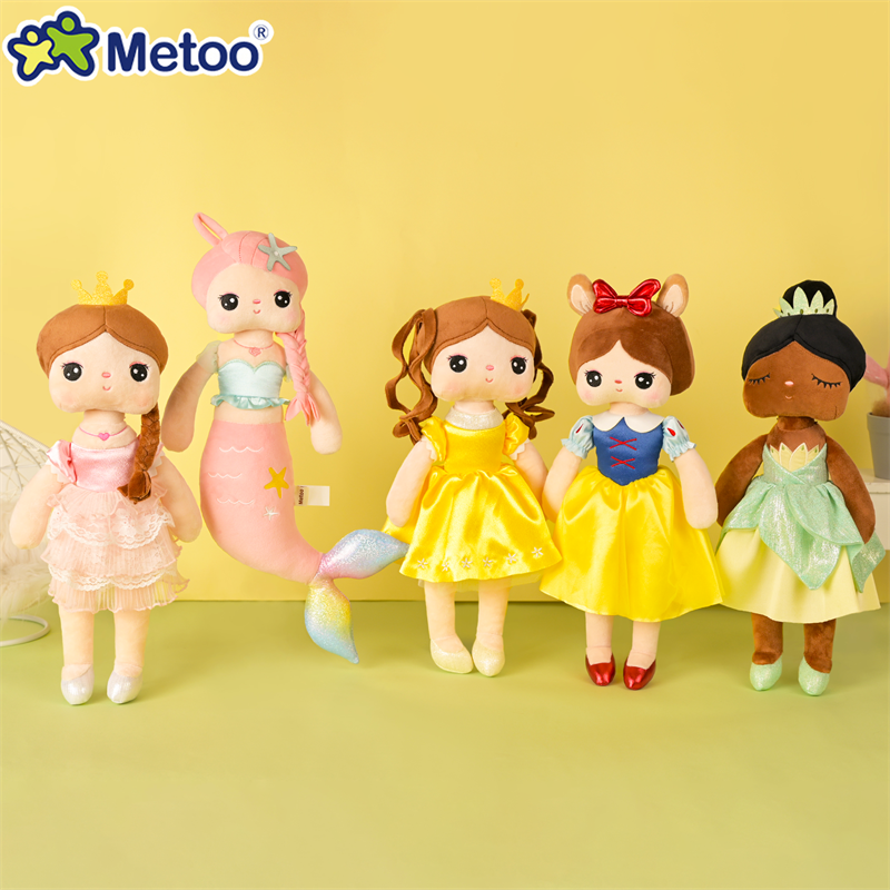 Metoo Anpassen Angela Plüschpuppe, Meerjungfrau Märchen Schneeprinzessin, Kawaii Cartoon Weiche Stofftiere Kinder- und Babygeschenke