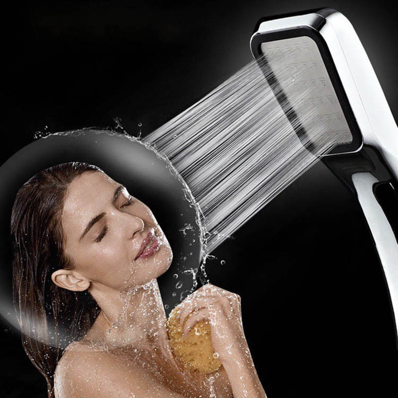 Badezimmer-Zubehör, Duschkopf, Hochdruck, großer Wasserausgang, universelle Anpassung, unter Druck stehende Handbrause, Düse für Wasser