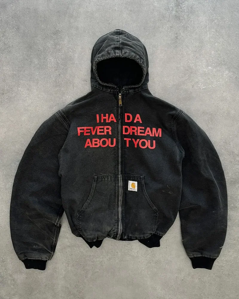 Y2k Street Gothic Letter Pattern Sudadera con capucha de gran tamaño para mujer primavera y otoño Retro Casual versátil Sudadera con capucha estilo masculino