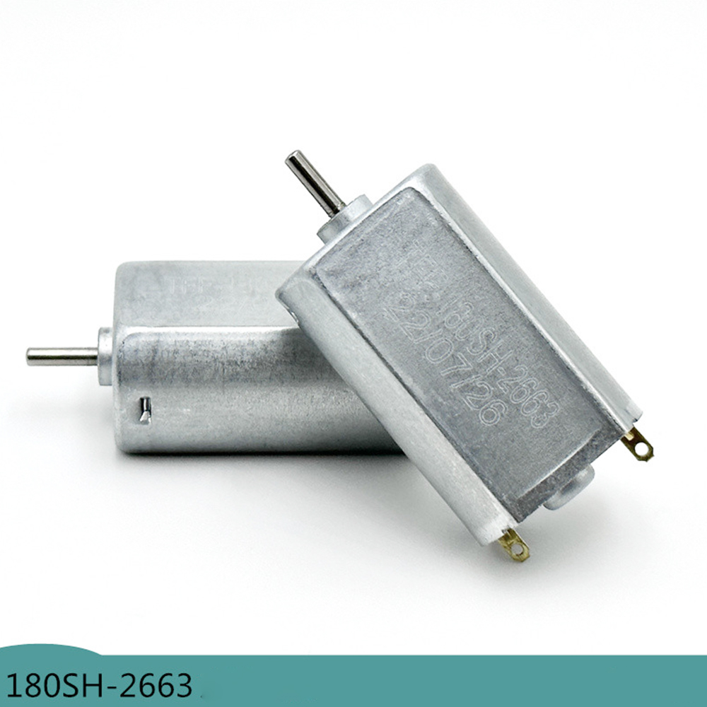 1PCS Micro FF-180SH-2663 Mini Carbon Brush Motor DC 3V 3.7V 6V 14000RPM High Speed 180 Engine for Electric Shaver Tooth Brush