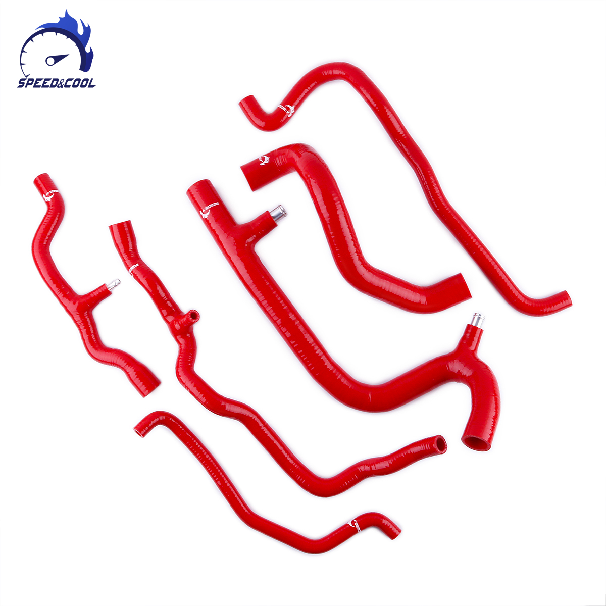 VELOCIDADE & FRESCO Para 1999-2006 Renault Clio FASE 2 172 182 RS 2.0 F4R Kit de mangueira refrigerante de radiador de silicone para motor de carro