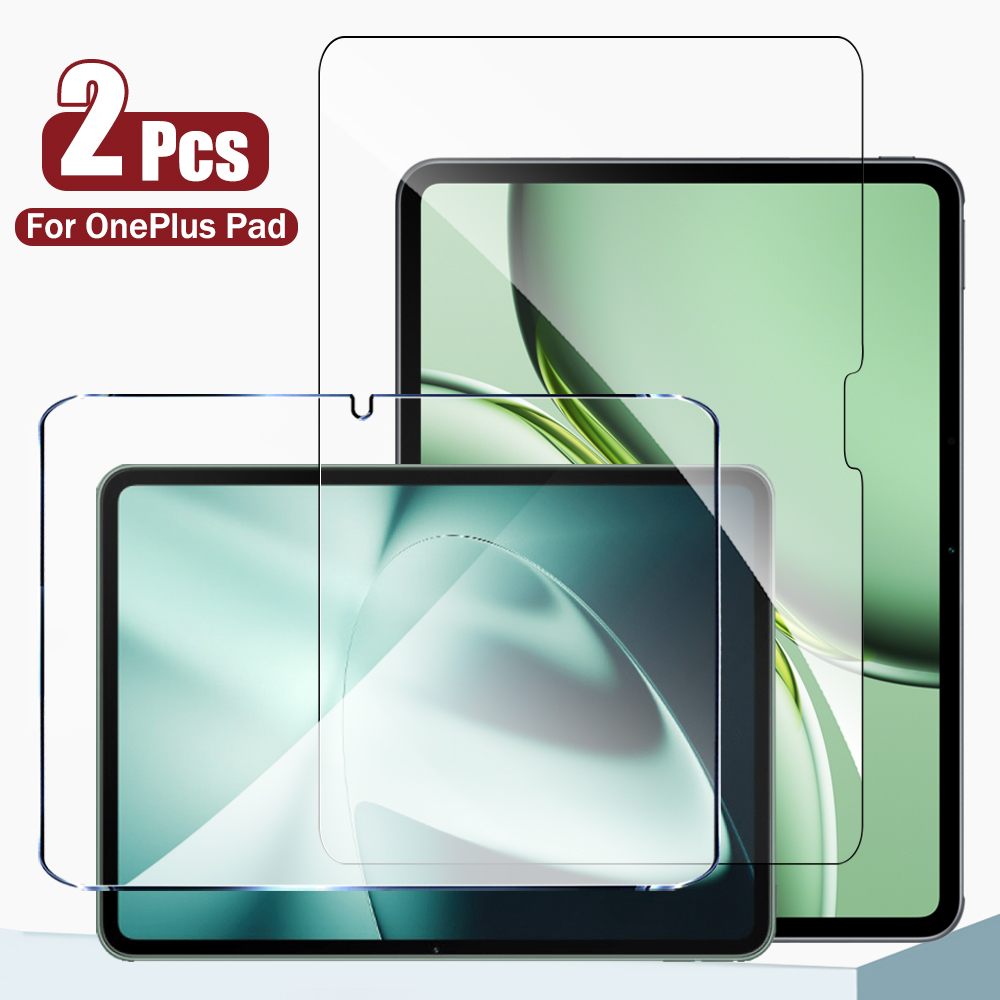 2 sztuki szkła hartowanego 9H do OnePlus Pad 2 Ochraniacz ekranu do etui Oneplus pad pro Fit Akcesoria do tabletów Folia