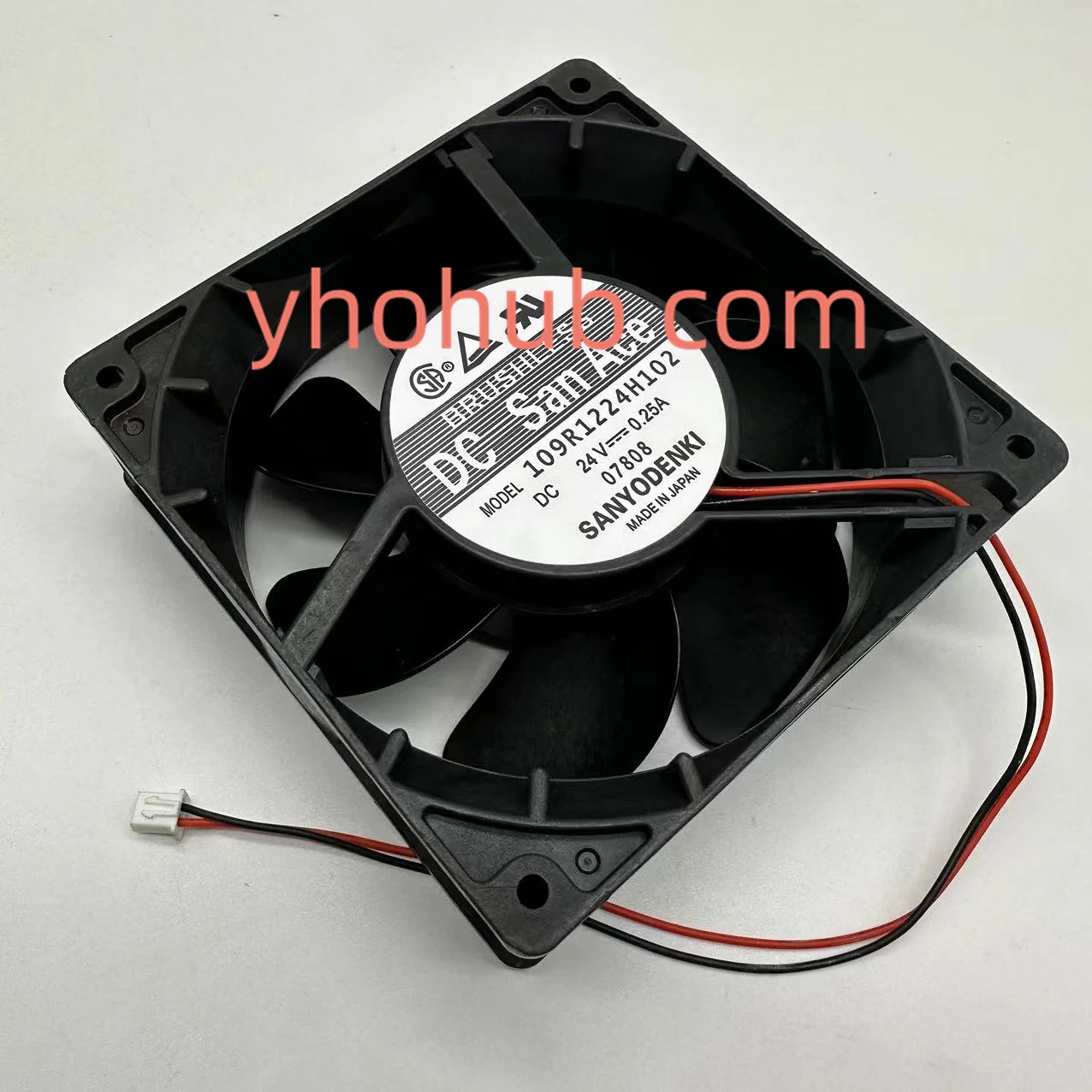 SANYO DENKI Server DC 24V, kipas pendingin Server 0,25a 120x120x25mm