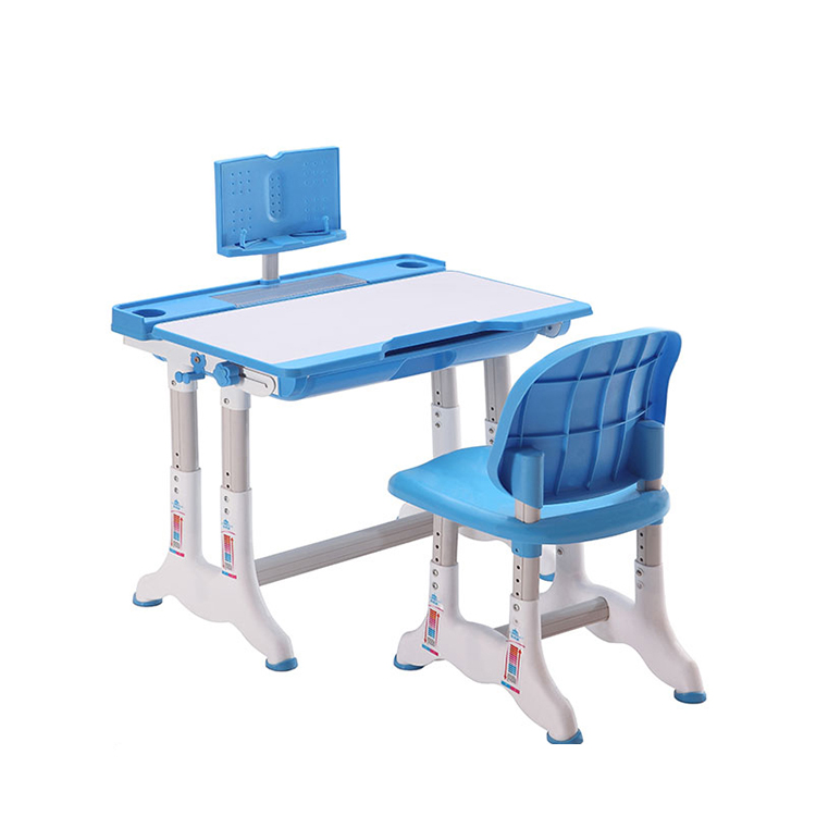 Cartoon Folding Lifting Plastic Kids Reading Pencil Table and Chair for Children Table and Chair Set for Kids TablesChildren's d