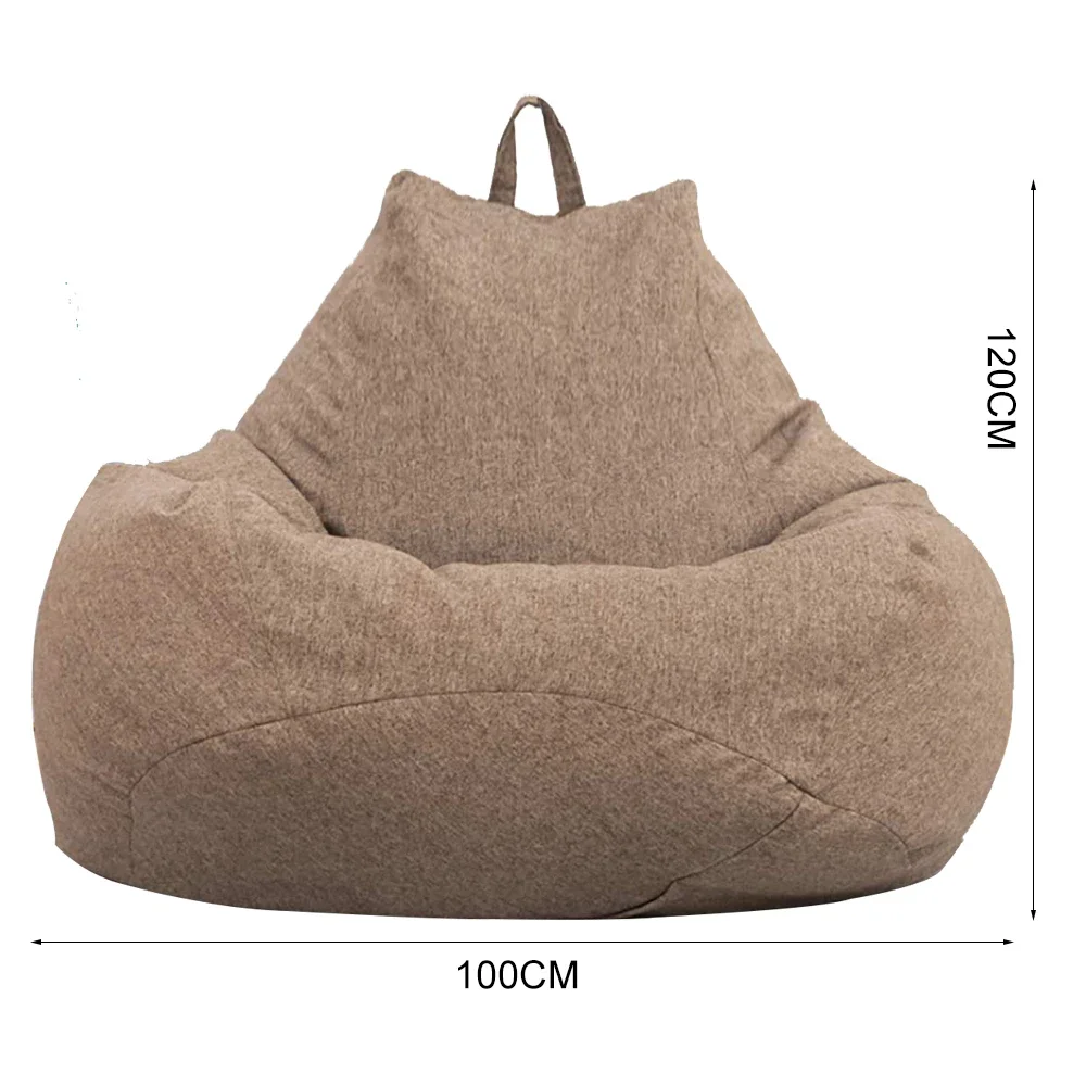 Housse de canapé paresseux, grand sac de haricots, sans remplissage, pour adultes, salon, chambre à coucher, maison, Tatami, chaise longue, housse de siège confortable