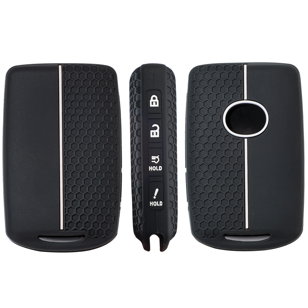 Fits for Mazda Silicone Rubber Key Fob Cover, Key Case for 2025 Mazda 3 6 Cx-5 Cx-50 Cx-30 Cx-9 Smart Key Replacement Protector