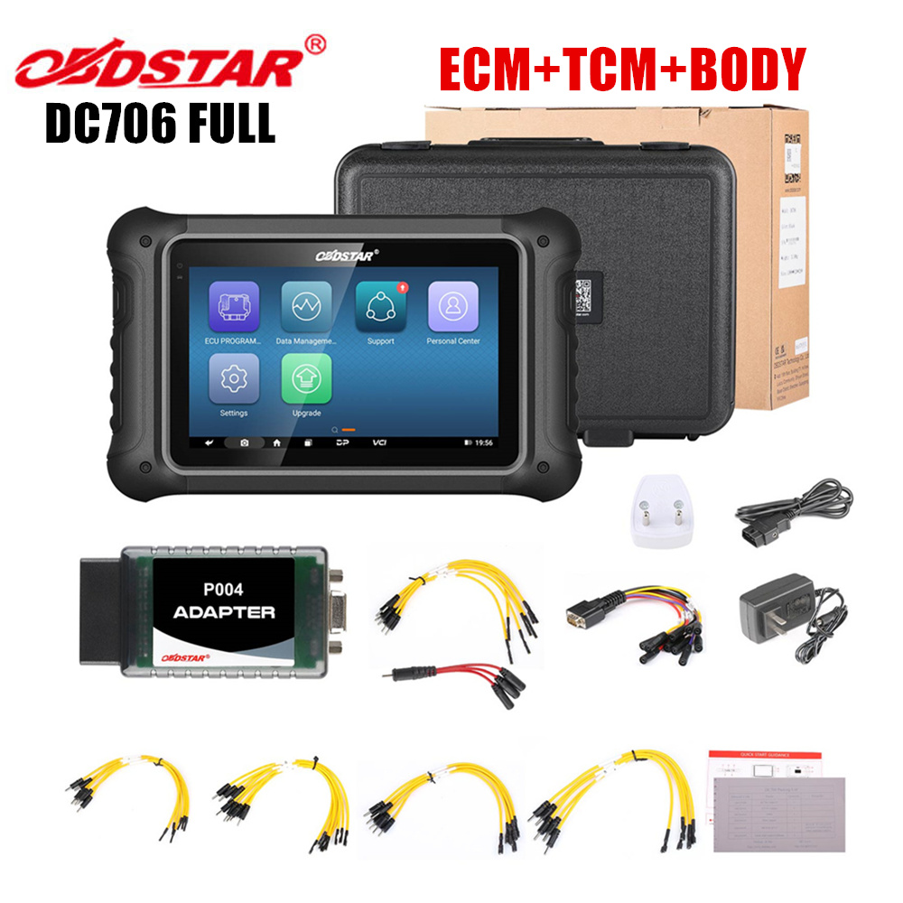 OBDSTAR-DC706 ECU Tool, Version complète, ECM + TCM + BODY, Voitures et Hurcycles