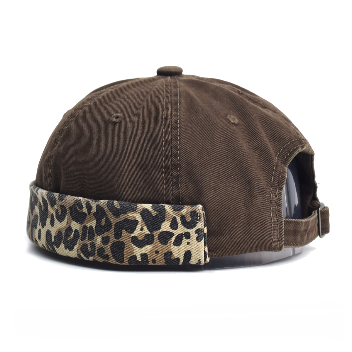 Gewaschene Docker-Mütze, randlose Mütze ohne Visier, einfarbig, Retro-Vintage-Straßenstil, Frühling und Herbst, Outdoor-Gorras