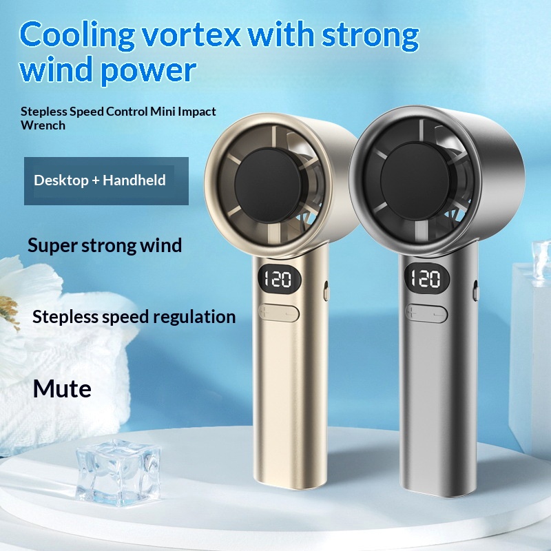Ventilador de Mano Portátil HOMEFISH, Recargable por USB, sin Aspas, de Alta Velocidad, para Uso Personal