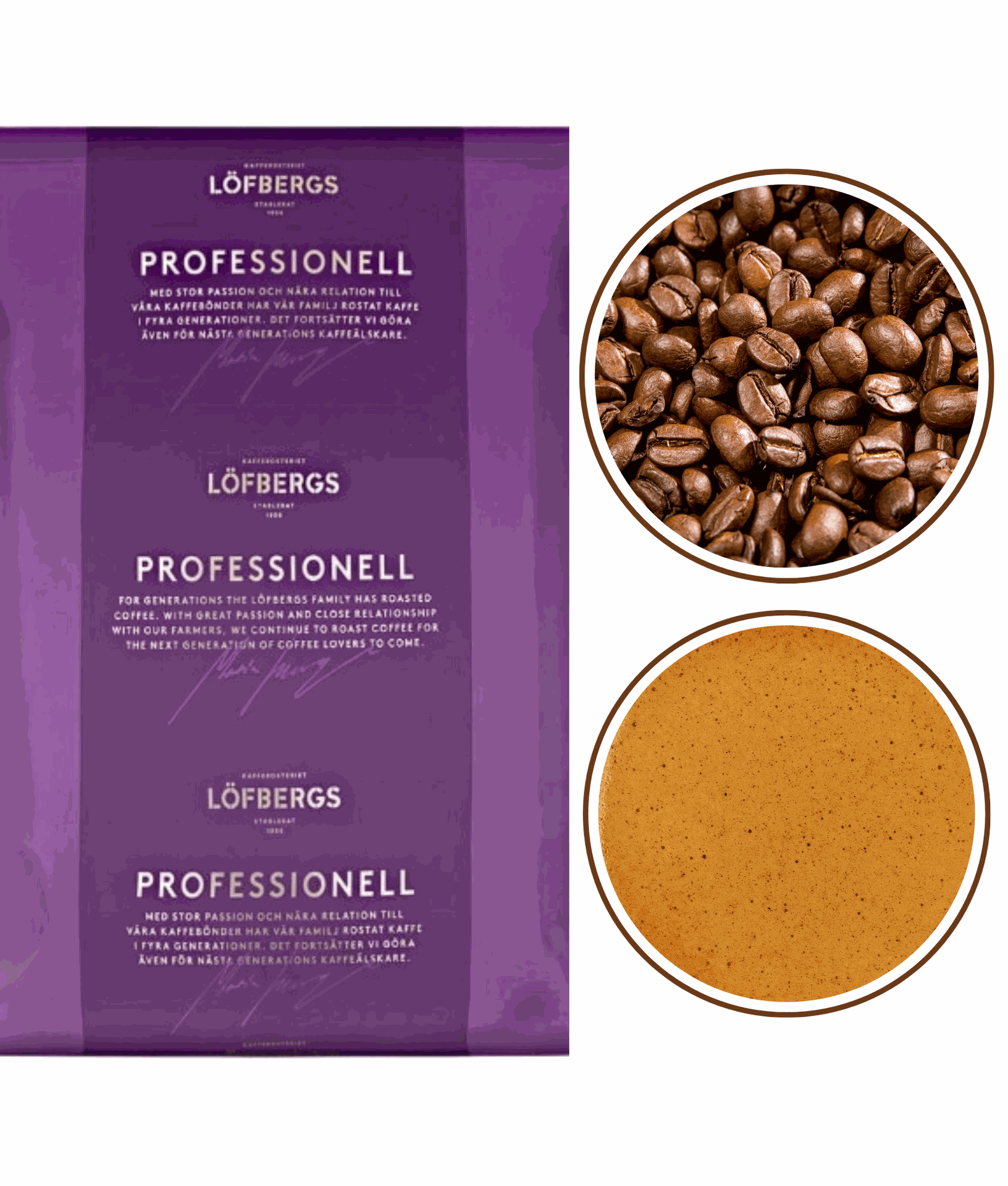 Lofbergs Professional Continental kawa ziarnista czarna 1kg