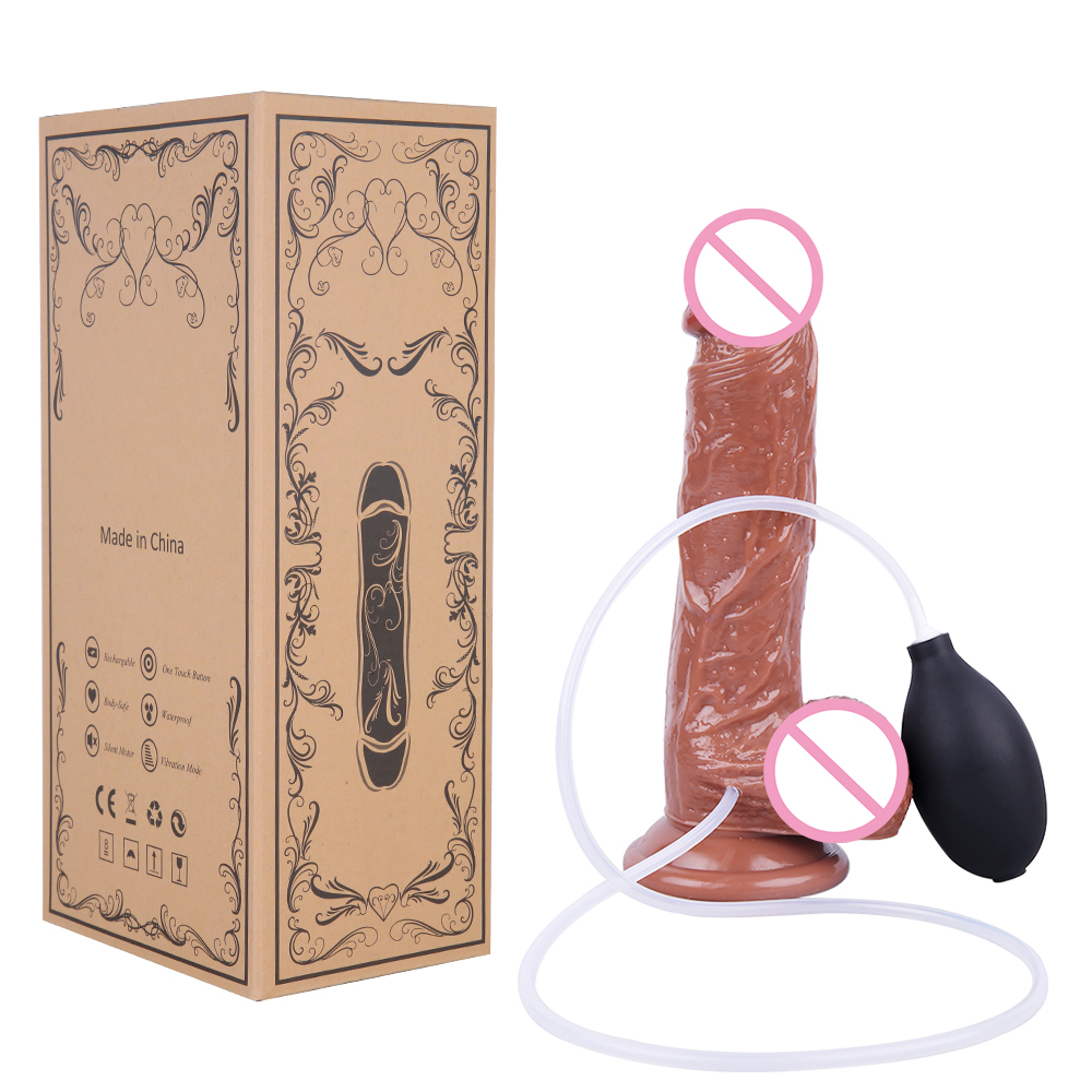 ManNuo Realistyczne Squirting Dildo Dla Kobiet Seks Zabawka Lesbijski Strapon z Przyssawką Dildo Duży Kutas Penis Zabawka Dla Dorosłych Produkty