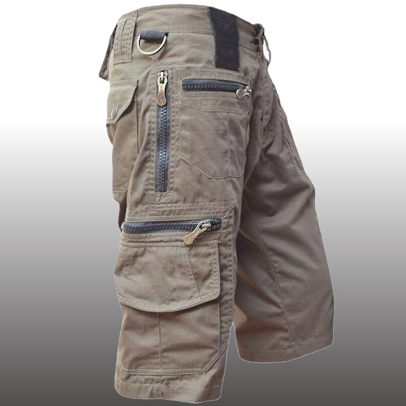 Pantaloncini cargo militari Pantaloncini da jogging tattici estivi da uomo Multi tasche Streetwear Pantaloncini dritti dalla vestibilità rilassata Taglie forti 5XL