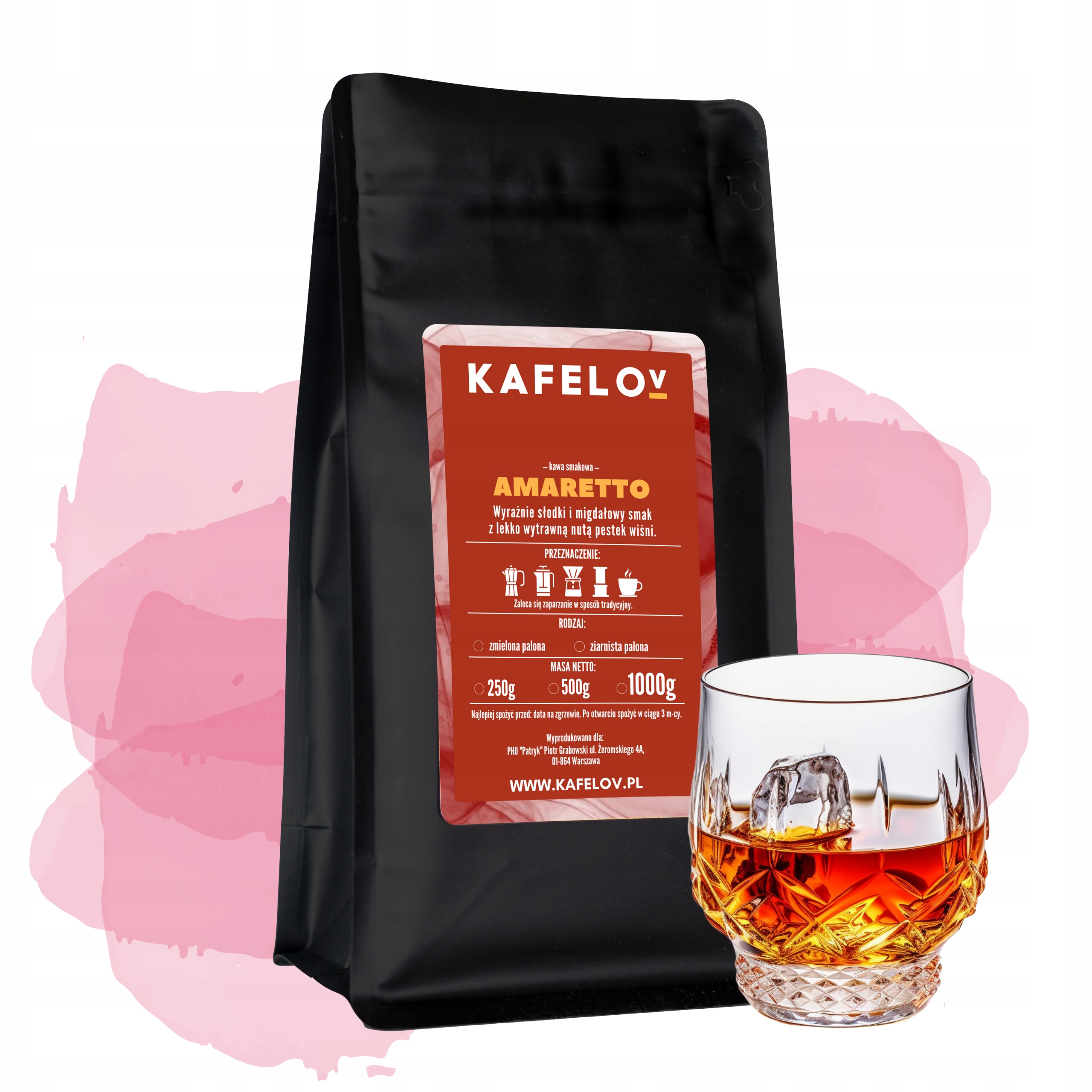 Kafelov Kaffeegeschmack AMARETTO 250g gemahlen