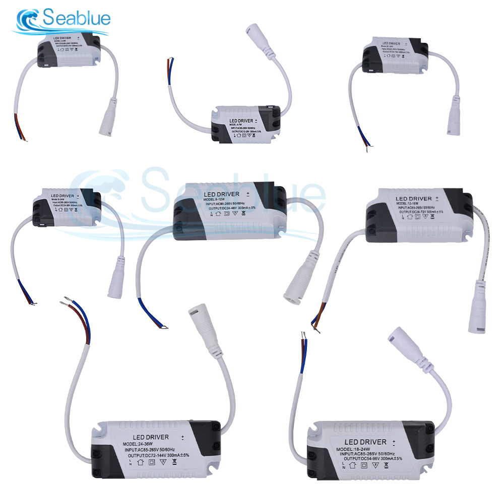 AC-DC LED Drive Power AC 85-265V 8-18W 8-24W 24-36W 3-4W 18-24W 12-18W 4-7W 8-12W Netzteil Beleuchtung Transformatoren Downlight