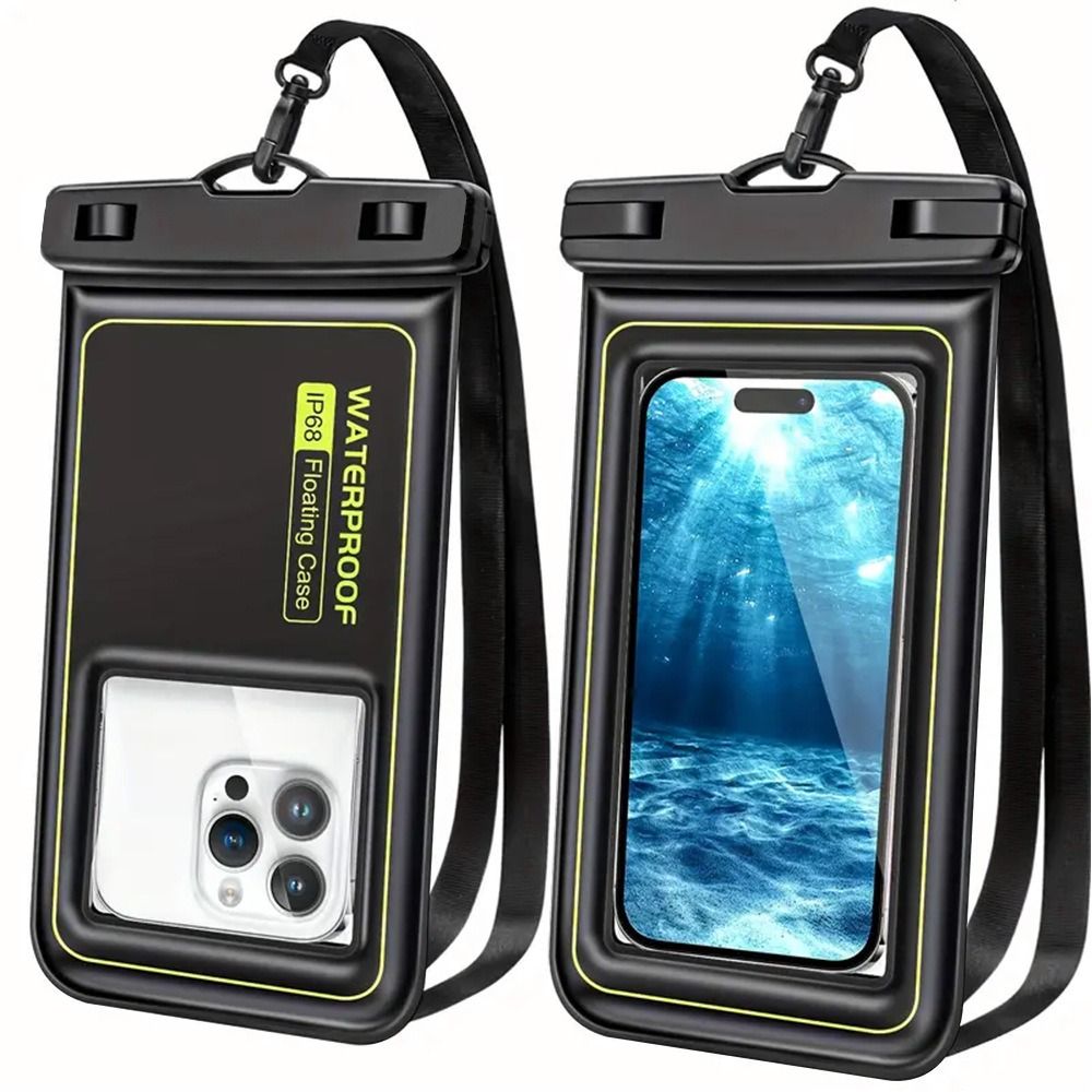 Étui de téléphone étanche à flotteur à bulles, avec sangle amovible, pochette de rangement pour écran tactile, bandoulière, natation, Ultra fin, universel