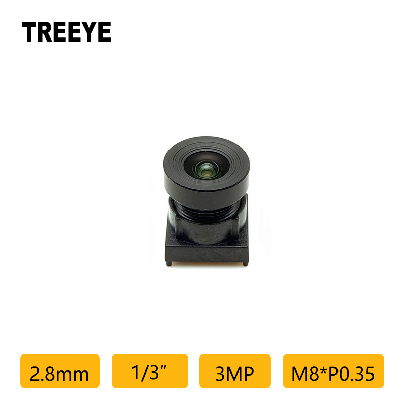 HD 3.0Megapixel 2.8mm 1/3" M8 Lens with 650nm IR Filter Face Scanning Access Control Lens Drones QR Scanner Lens
