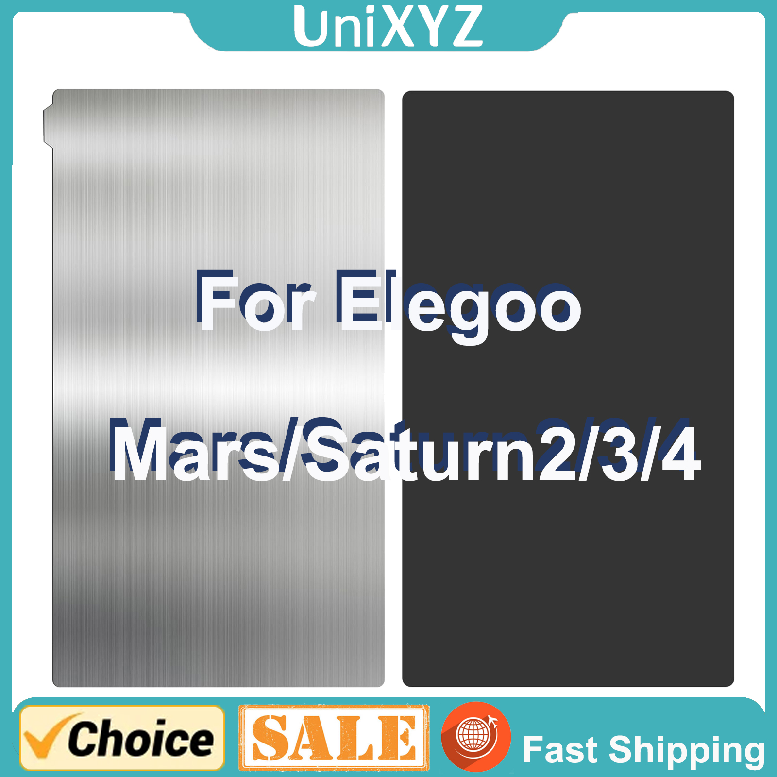 Toda la placa de construcción para ELEGOO Saturn 4 Ultra, Saturn 2/3/4, Mars 2/3/4 Pro Max Ultra MSLA Placa de construcción magnética para impresora 3D
