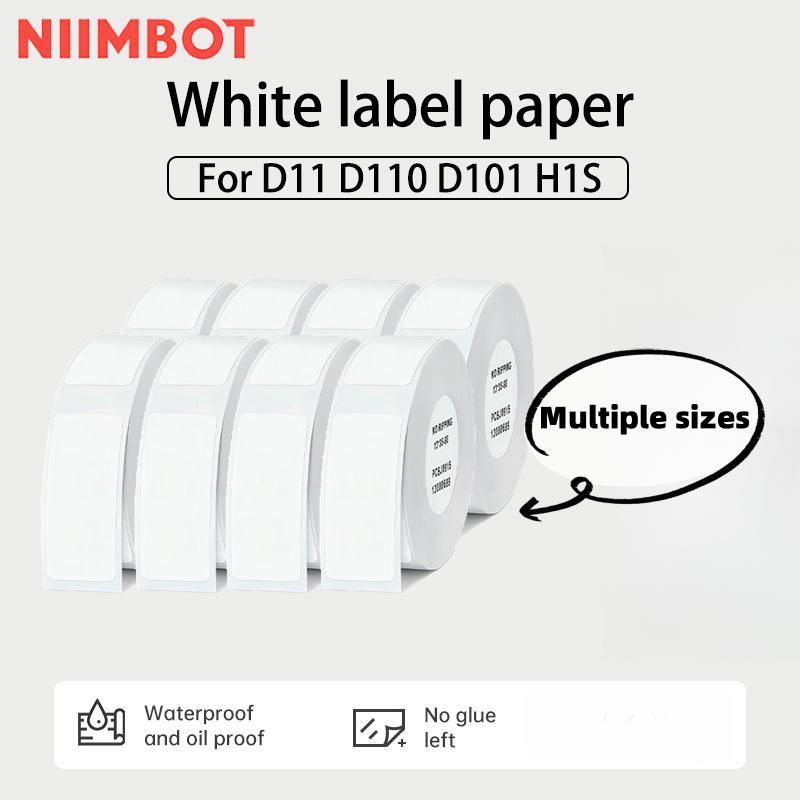 Niimbot D11/D110/D101 (Solid Color)Thermal Label 12-15mm Name Sticker Solid Color Label Paper