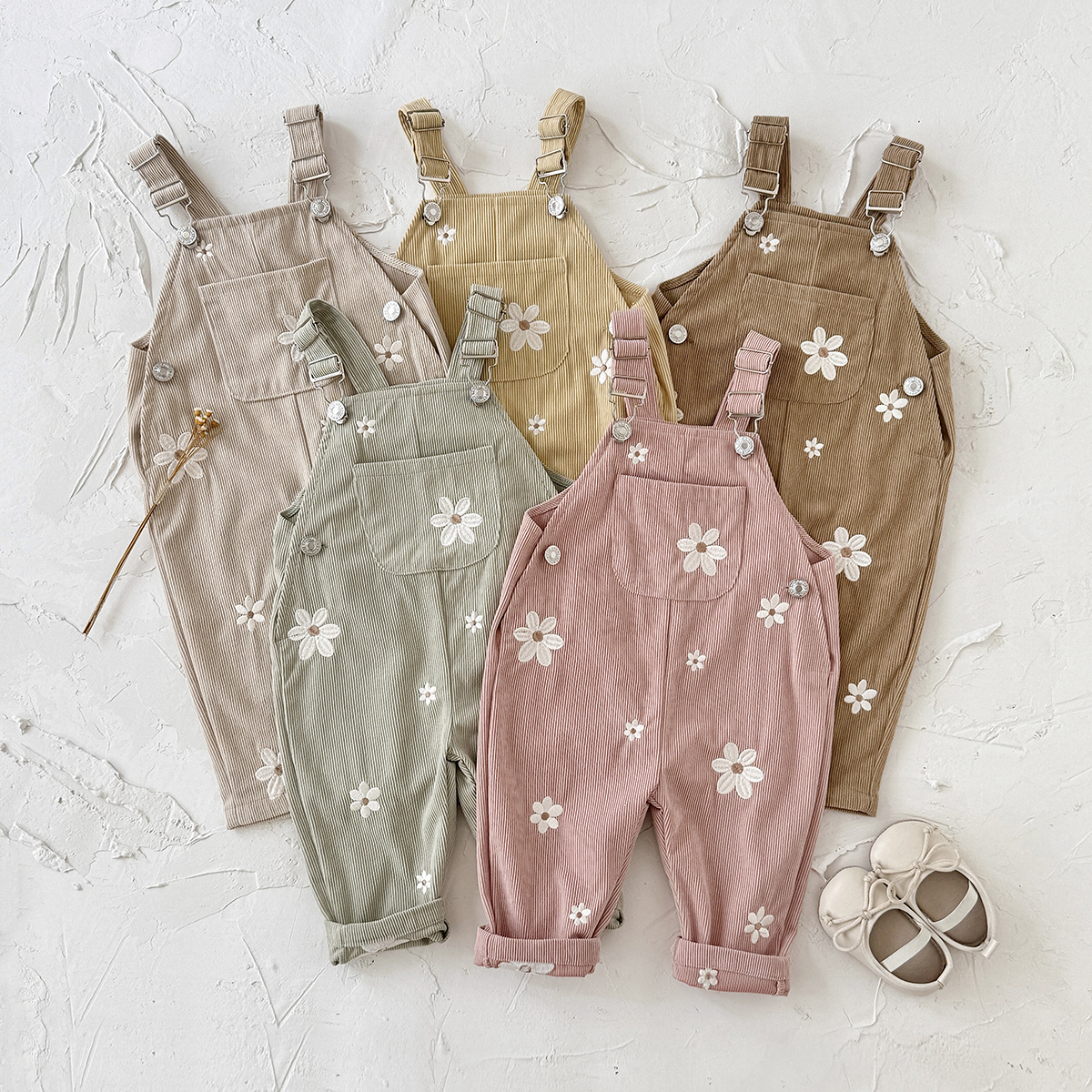 Korean Style Infant Toddler Clothing Boys Girls Summer FashionOveralls Pants Korean Version Casual Trousers Suitable for 0-3Y