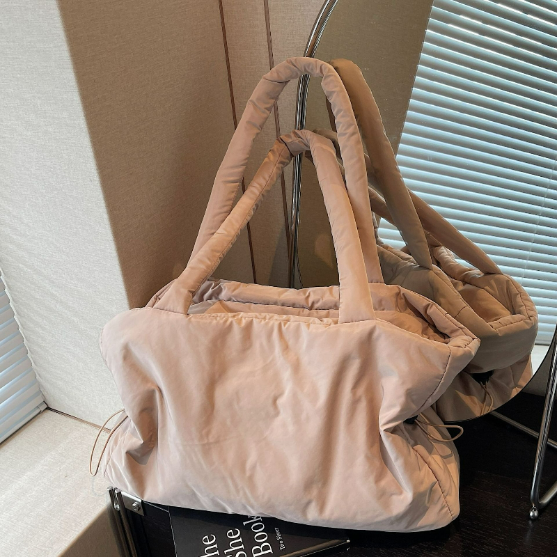 Borsa a tracolla da donna alla moda invernale Borsa grande e semplice per lo shopping Borsa tote versatile casual strutturata semplice e pratica