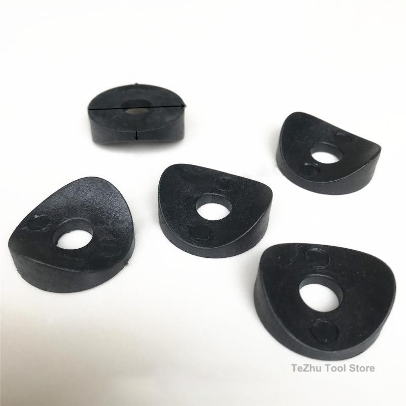 Distanziatore a becco d'anatra diametro 16/18/19/22/25mm foro 6/8mm giunto cavo tubo tondo sedia fissaggio rondella pezzo distanziatore curvo in plastica