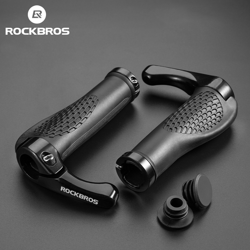 Poignées de vélo ROCKBROS MTB, poignées de guidon de vélo, poignées de guidon Shofar Vice, poignées de vélo antichoc, poignées en caoutchouc pour le cyclisme