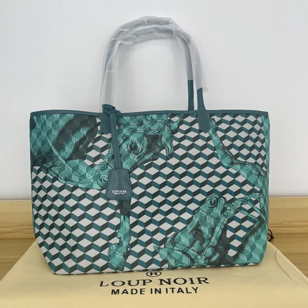 LOUP NOIR Nova Bolsa Feminina de Alta Qualidade Grande Capacidade Bolsas Femininas de Ombro Mulheres Noir Bags de Alta Qualidade Casual Totes Sac