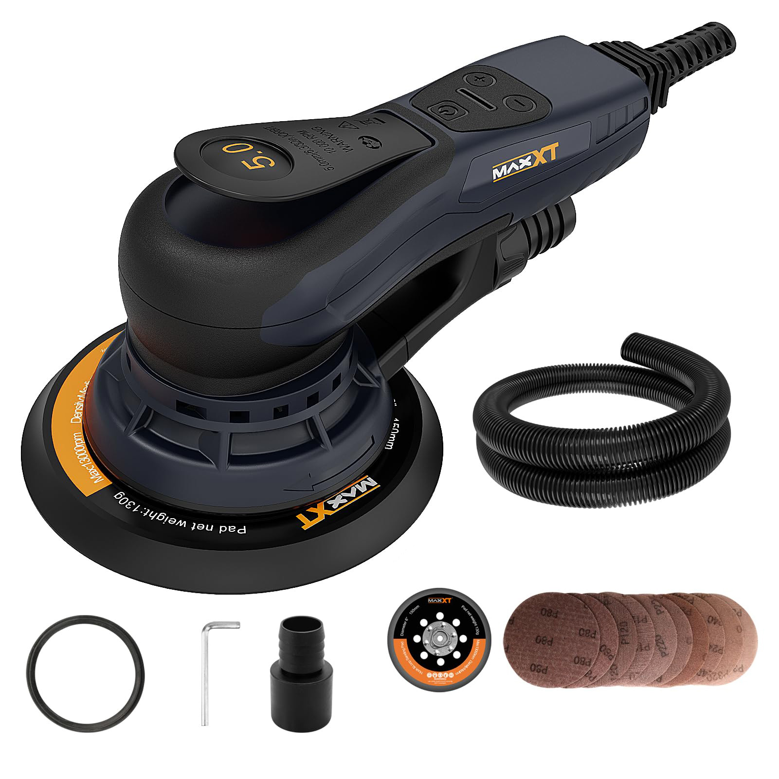 MAXXT Design Popular Aleatório Elétrico Livre de Poeira Brushless 110V/220V Máquina Orbital Lixadeira Orbital