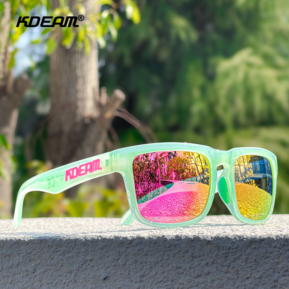KDEAM – combinaison de petite taille pour jeunes, lunettes de soleil polarisées TR90, monture Flexible, Mini taille, avec étui à fermeture éclair
