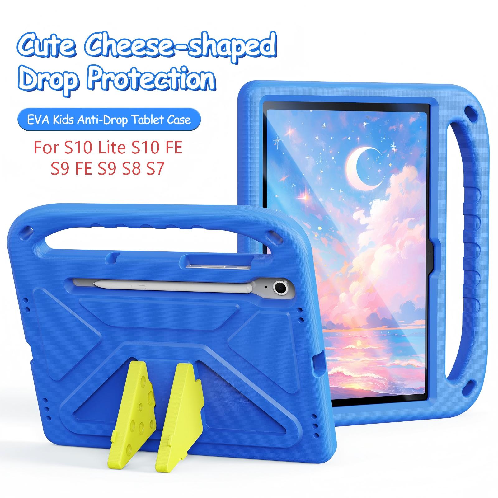 DUXDUCIS Kids Shockproof EVA Case untuk Samsung Galaxy Tab S11/S10 Lite/S9 FE/S8 11 inci Tab A9 8.7 A11 Plus Anti-jatuh Stand Cover