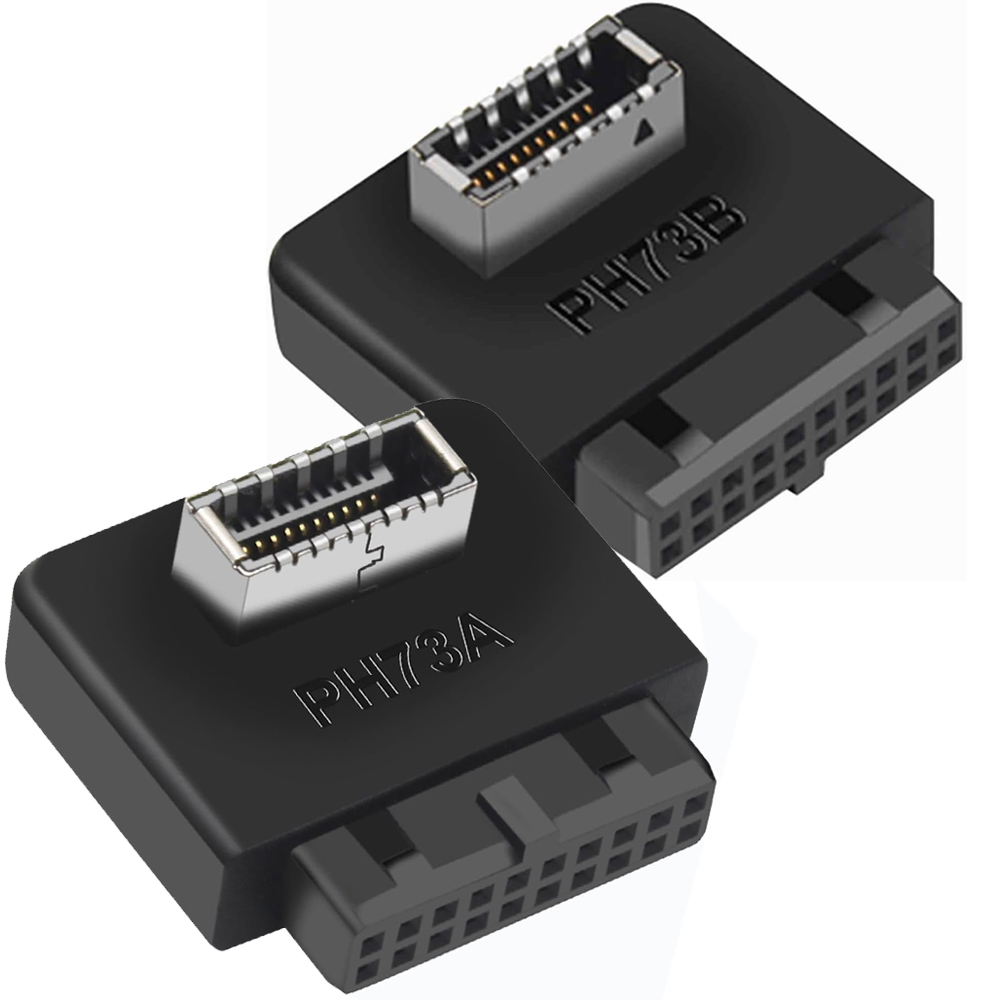 Адаптер USB 3.0 (внутренний разъем) на USB Type-C (передний Type-E), 20/19-контактный конвертер для материнских плат настольных ПК